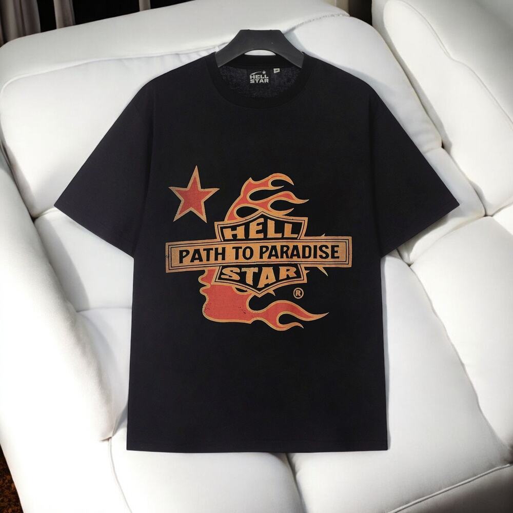 hellstar round neck short sleeve t-shirt Size: M
